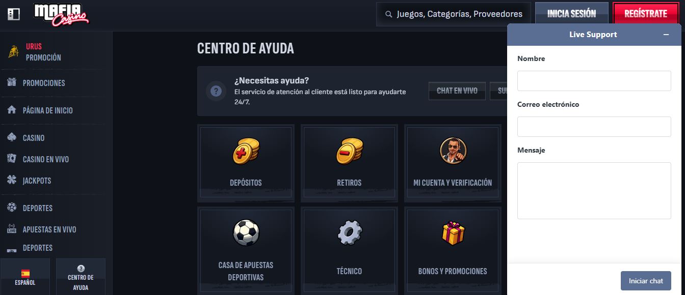 Accede al centro de ayuda para resolver dudas rápidamente